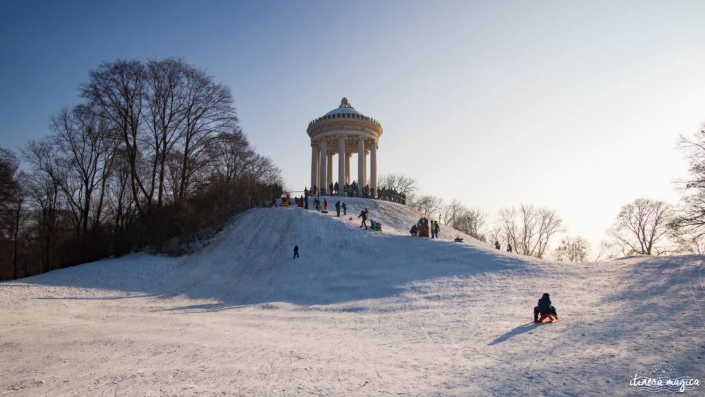 Des activités et expériences insolites autour de Munich et ailleurs en Bavière ? Tyrolière dans les Alpes, surf urbain à Munich, patinage sur lac gelé, Krampus, thermes d'Erding...