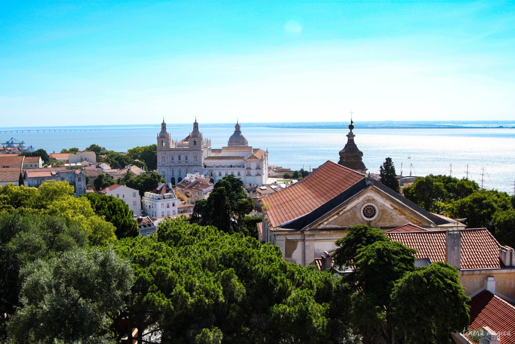 Lisbonne, vue depuis le château.