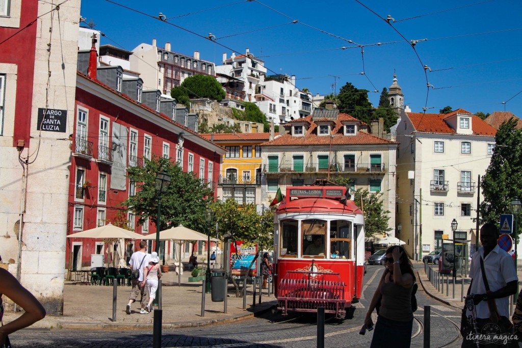 Le célèbre tramway lisboète.