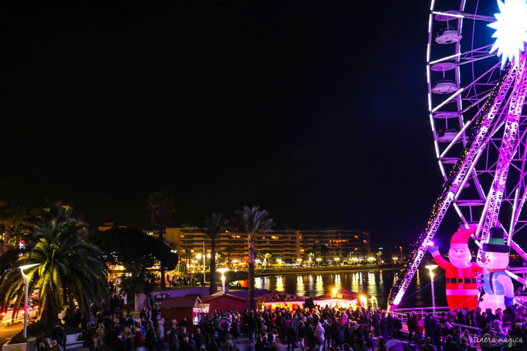 La grande roue et la promenade face à la mer.