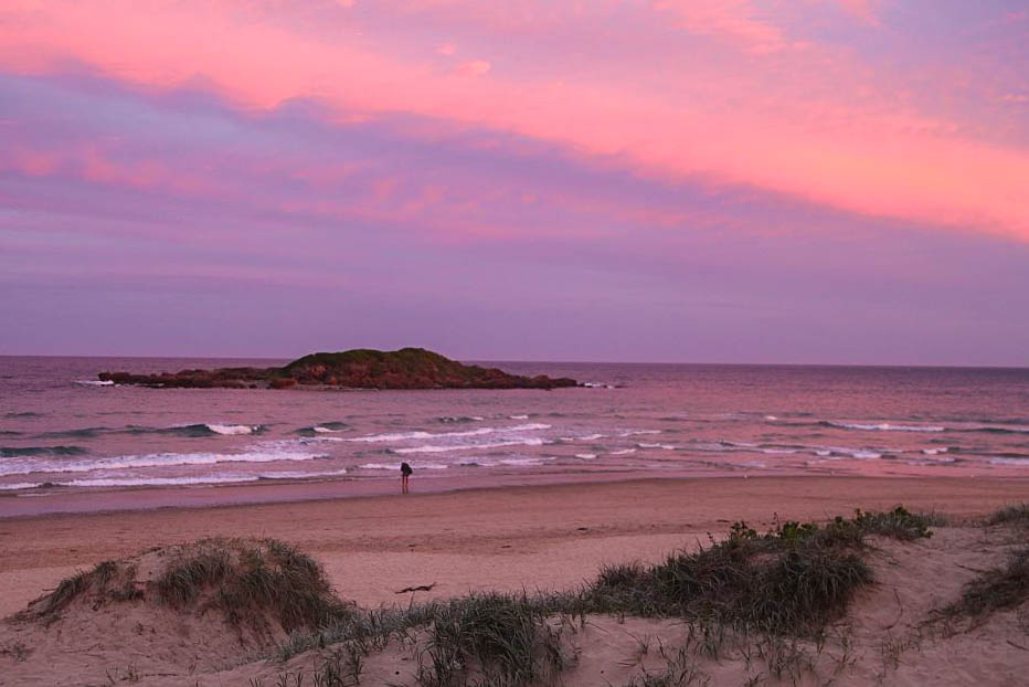 sunset coucher de soleil gold coast australie port stephens