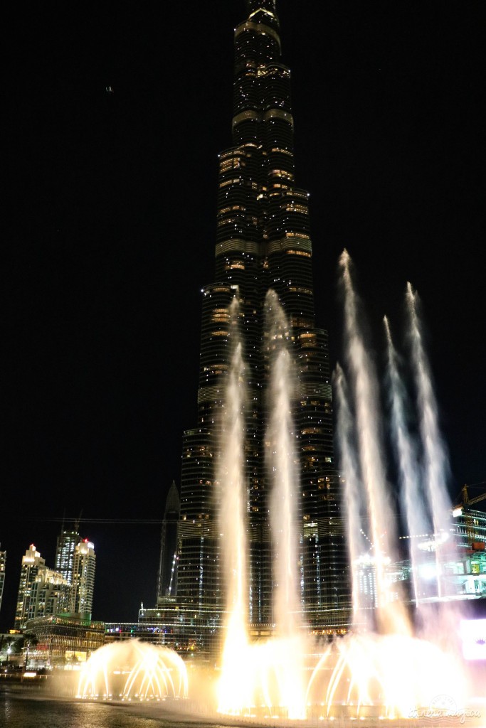 dubaï burj khalifa fontaine