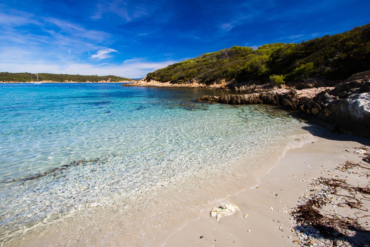 La plage du sud, Port Cros