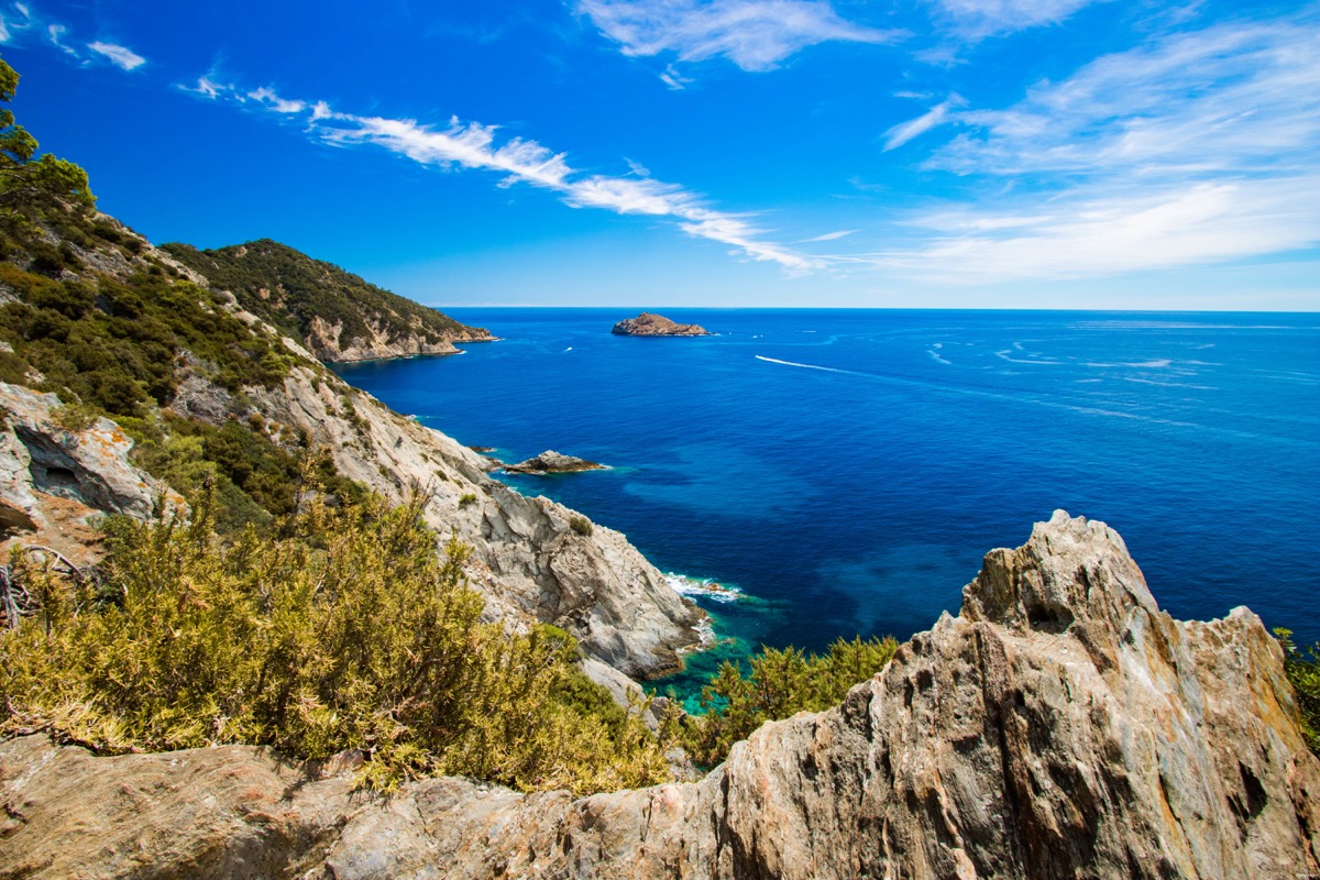 La plage du sud, Port Cros