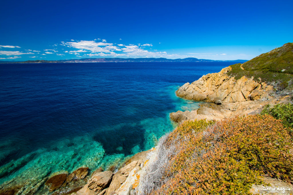 Découvrez l'ïle du Levant, un paradis méditerranéen préservé au large d'Hyères. Criques rocheuses à l'eau turquoise, village bohème d'artistes, végétation luxuriante, cette île naturiste est irrésistiblement exotique. Découvrez Le Levant sur le blog Itinera Magica ! 