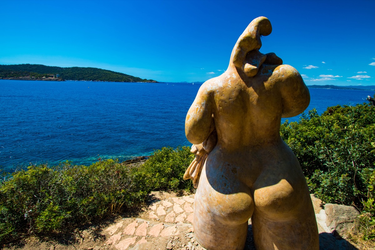 Secret paradise Europes only nudist island, Le Levant image