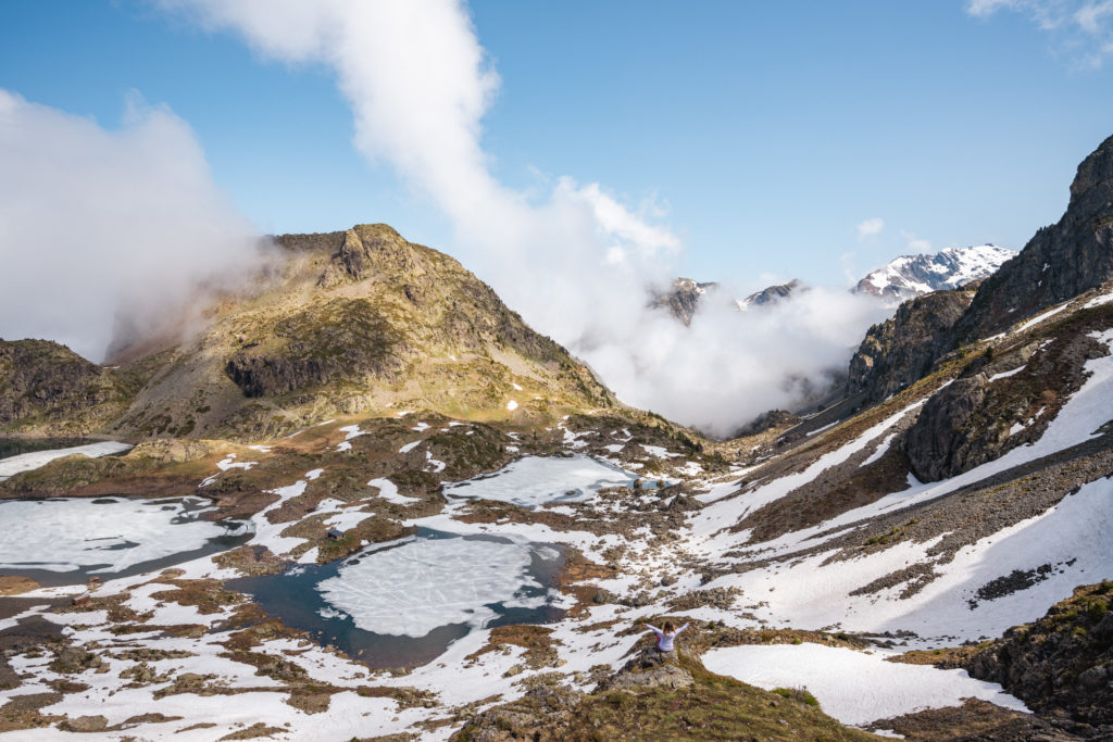 lacs de belledonne en été randonnée