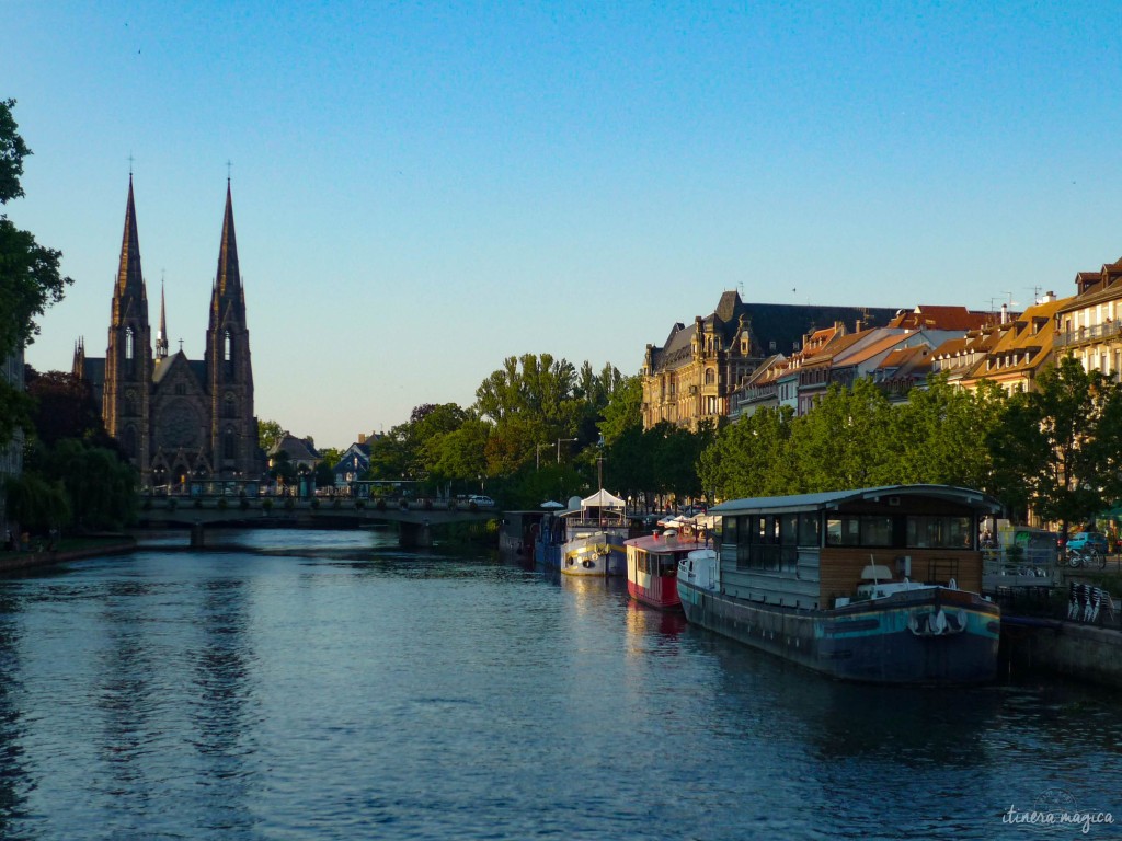 elsass Straßburg kanal kirche