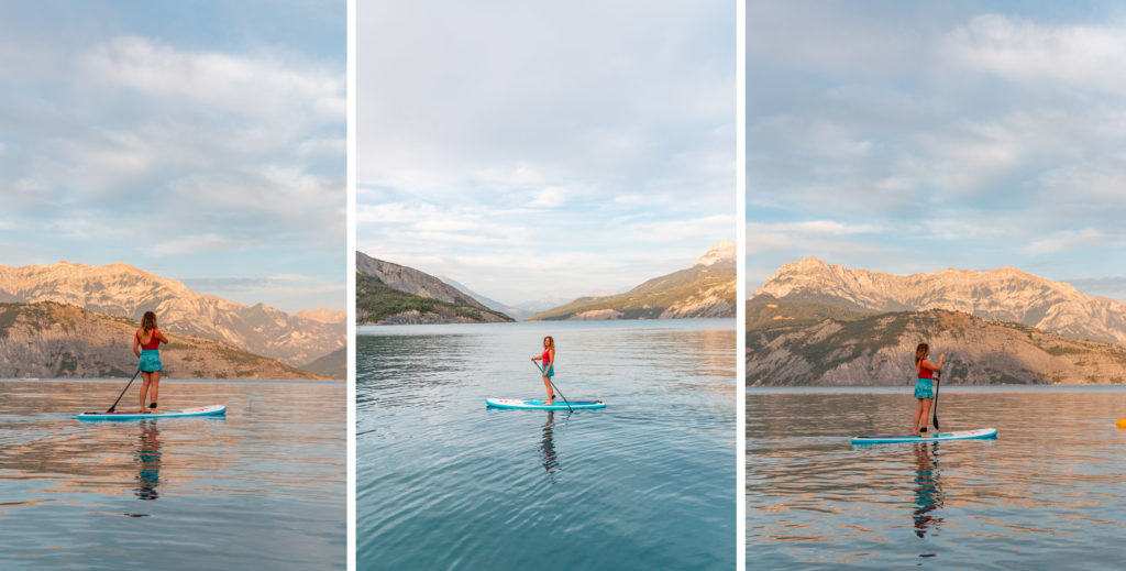 Vacances au bord du lac de Serre-Ponçon : activités nautiques, bateau, paddle