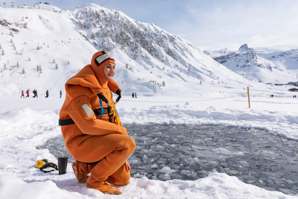 ice floating tignes