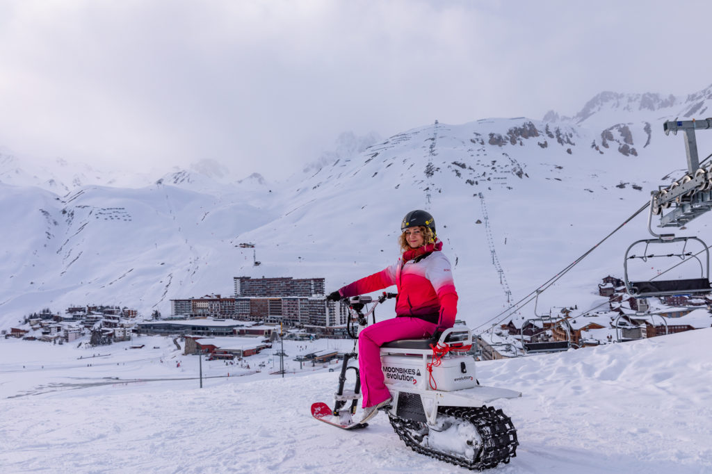 motoneige moonbike tignes