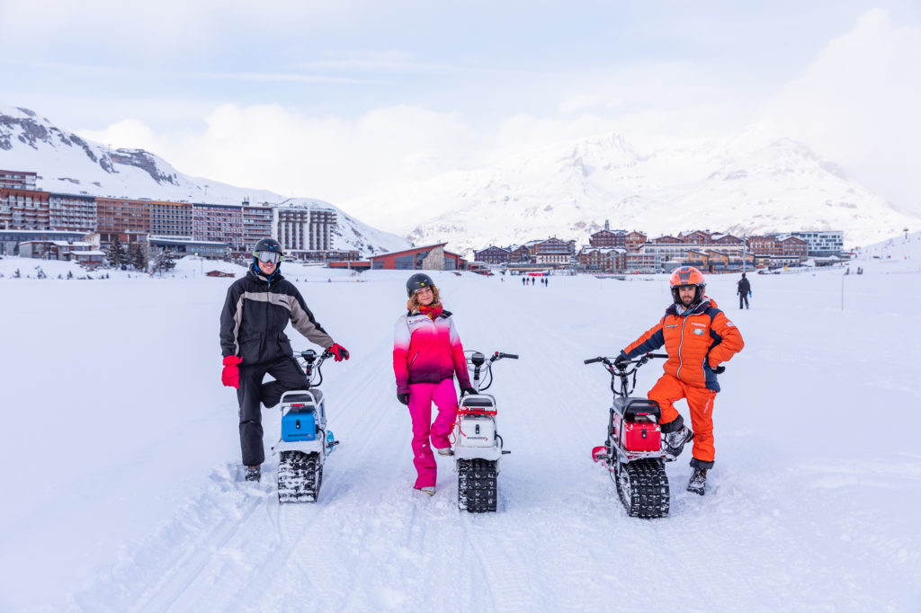 motoneige moonbike tignes