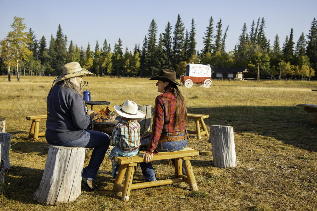 culture western et cow boy country : aventures à cheval en alberta 
