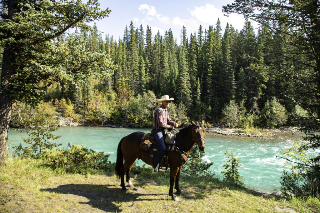 culture western et cow boy country : aventures à cheval en alberta 