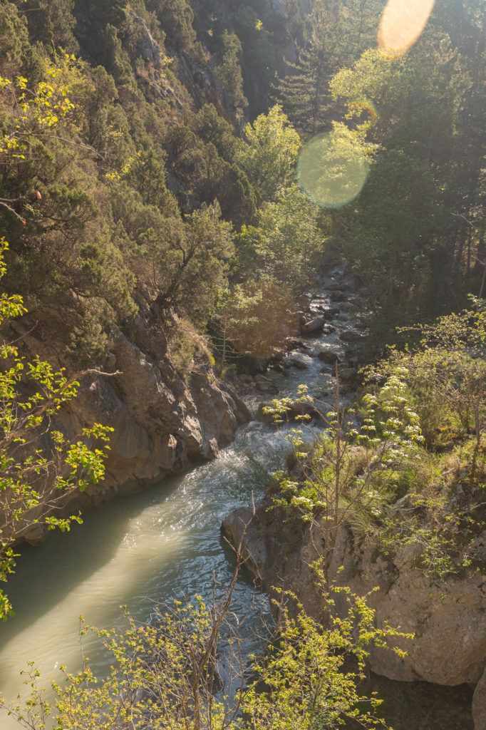 Visiter Digne les Bains : randonnée des gorges de Trévans