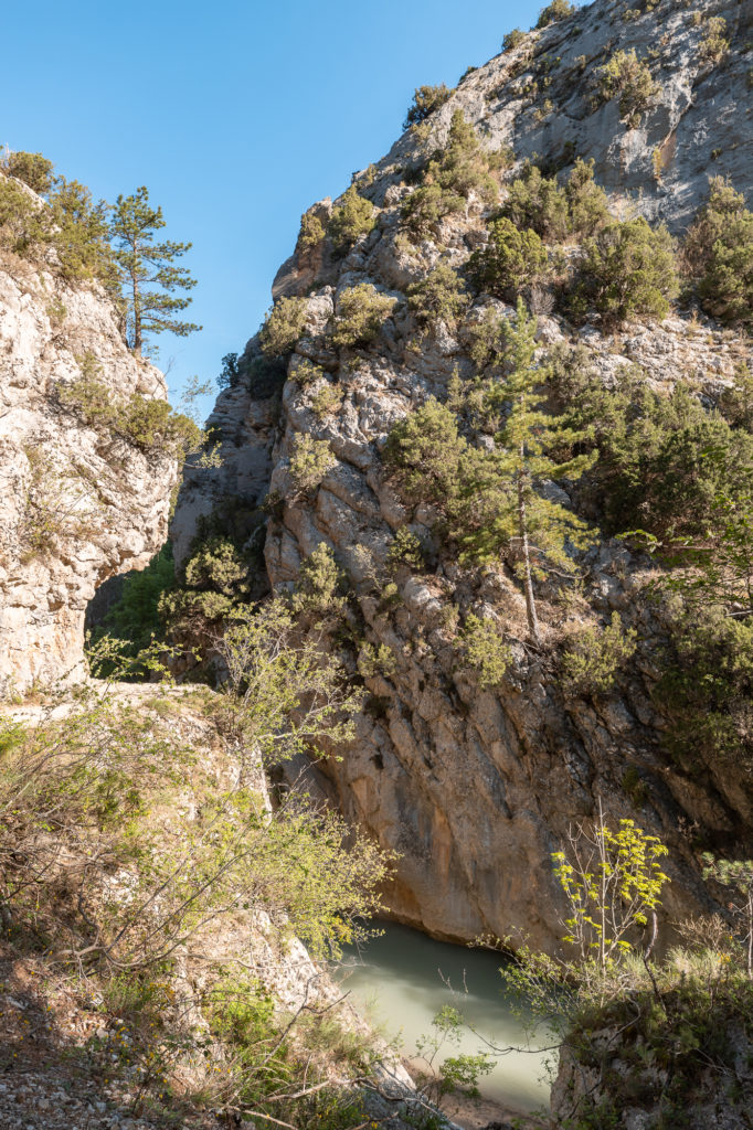 Visiter Digne les Bains : randonnée des gorges de Trévans