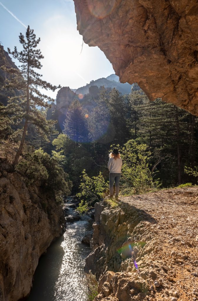 Visiter Digne les Bains : randonnée des gorges de Trévans