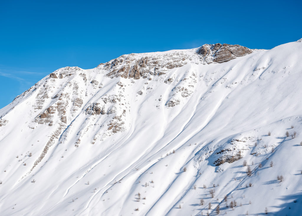 skier au sauze : l'ubaye en hiver