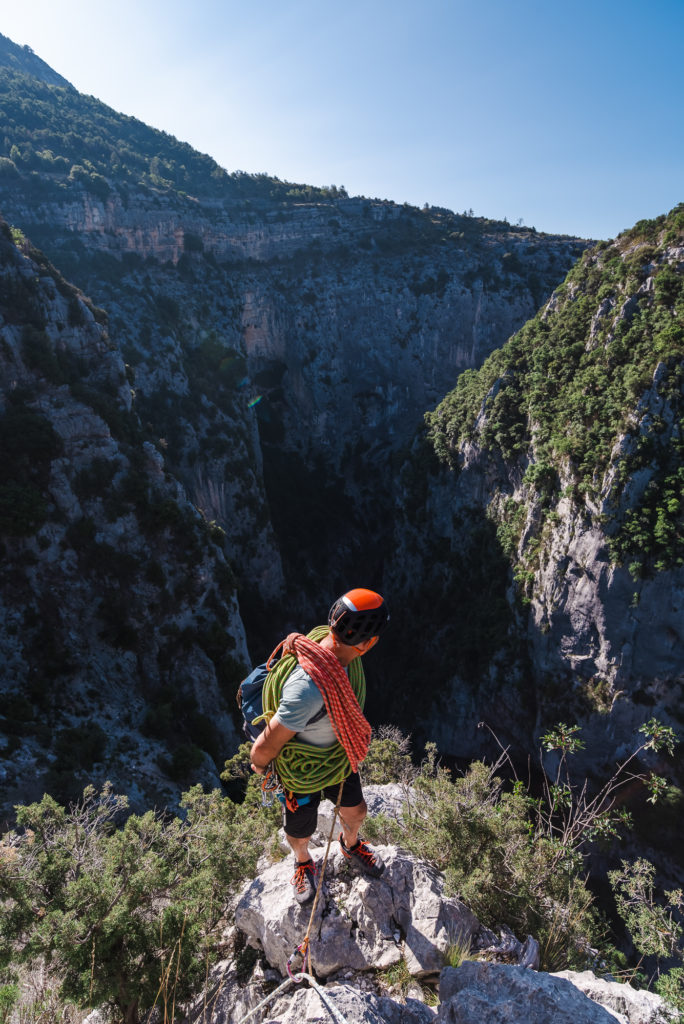 Escalade dans le Verdon : Annot à bloc et escalade en grande voie dans les gorges du Verdon