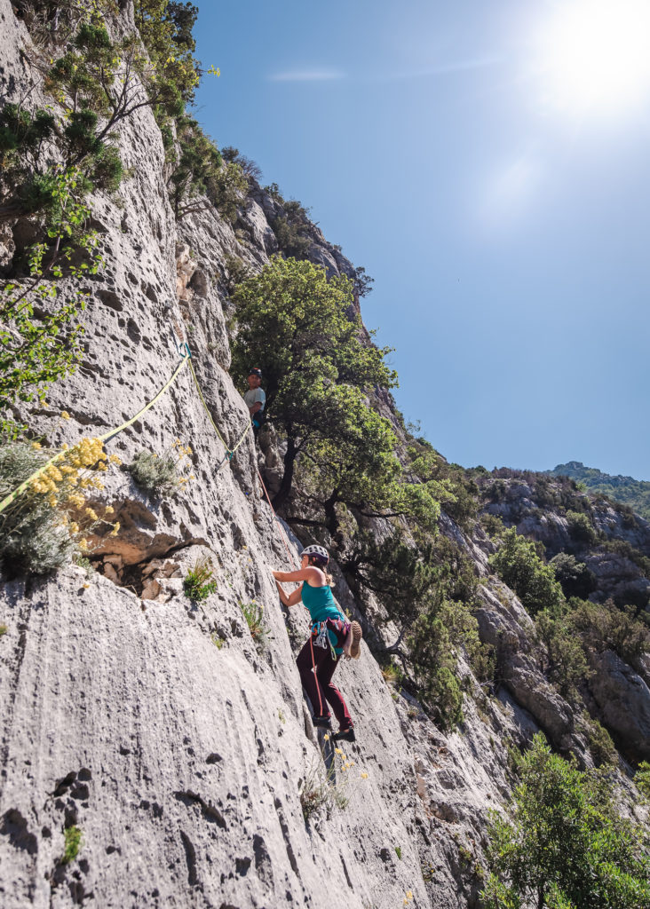 Escalade dans le Verdon : Annot à bloc et escalade en grande voie dans les gorges du Verdon