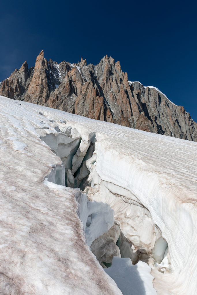 traversée de la vallée blanche avec la compagnie des guides de chamonix