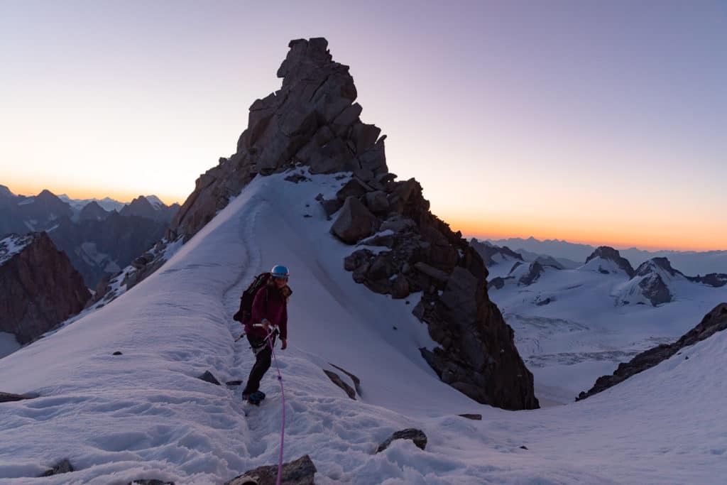 Récit d'une première fois en alpinisme dans la vallée blanche à Chamonix, pour les deux cent ans de la compagnie des guides de Chamonix