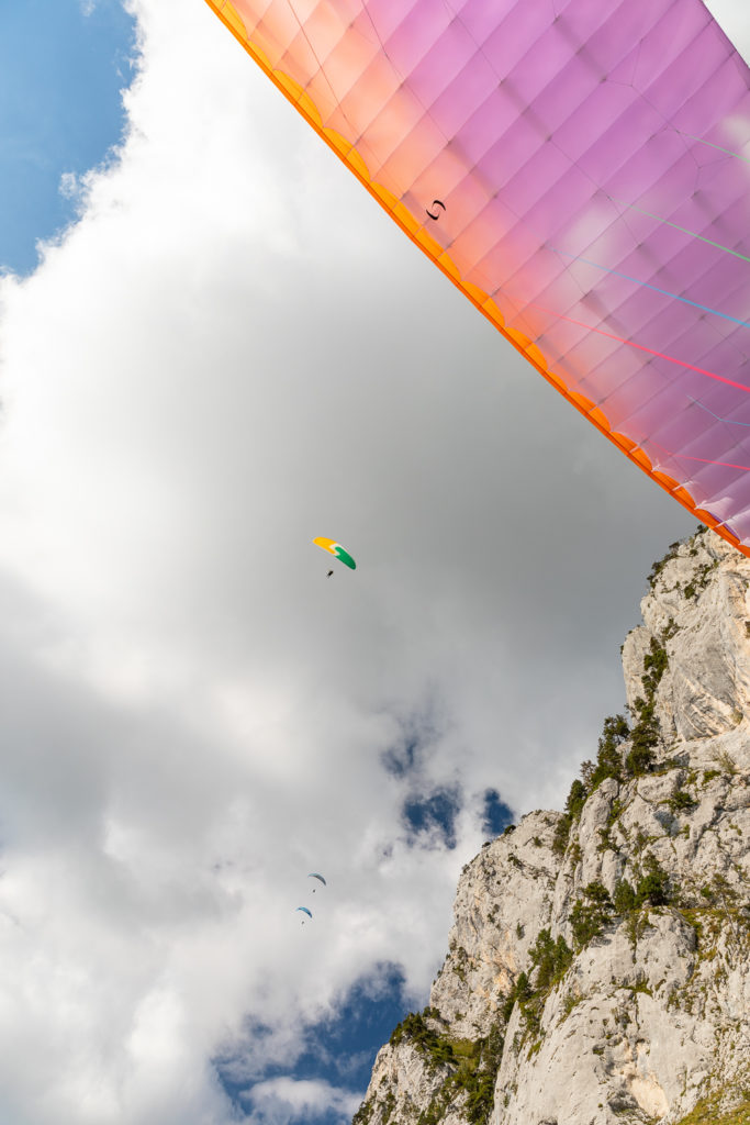 vol en parapente lac d'annecy