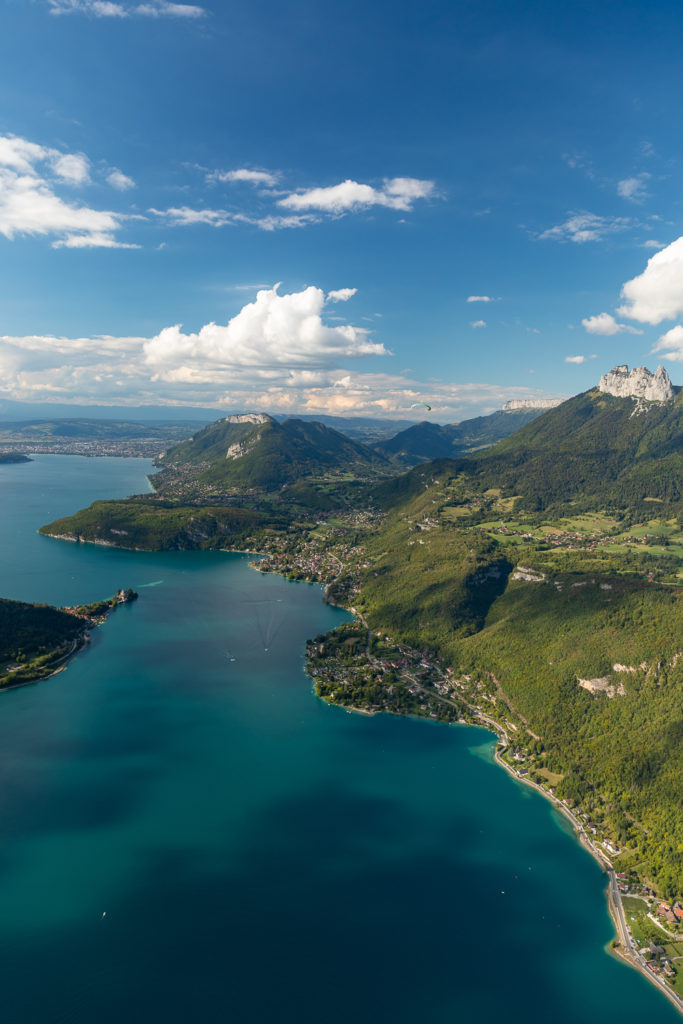 vol en parapente lac d'annecy