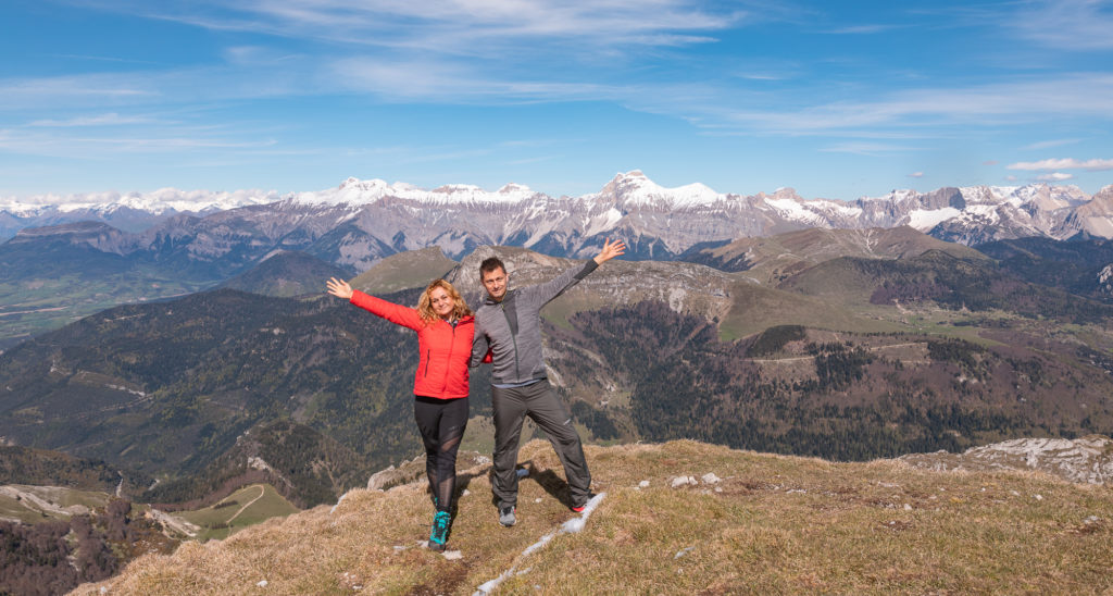 Randonnées en Diois, au sud du Vercors, avec vue sur le Mont Aiguille