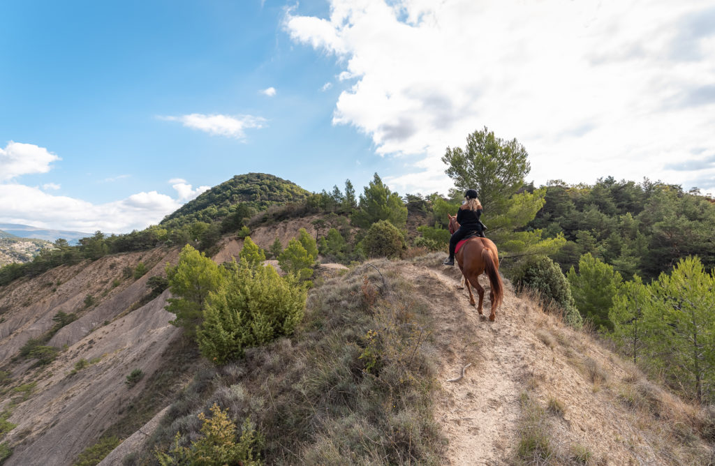 randonnée équestre dans les baronnies provençales drôme