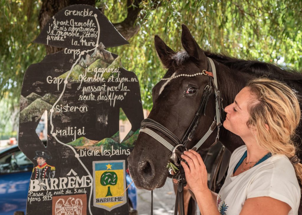 route napoleon a cheval