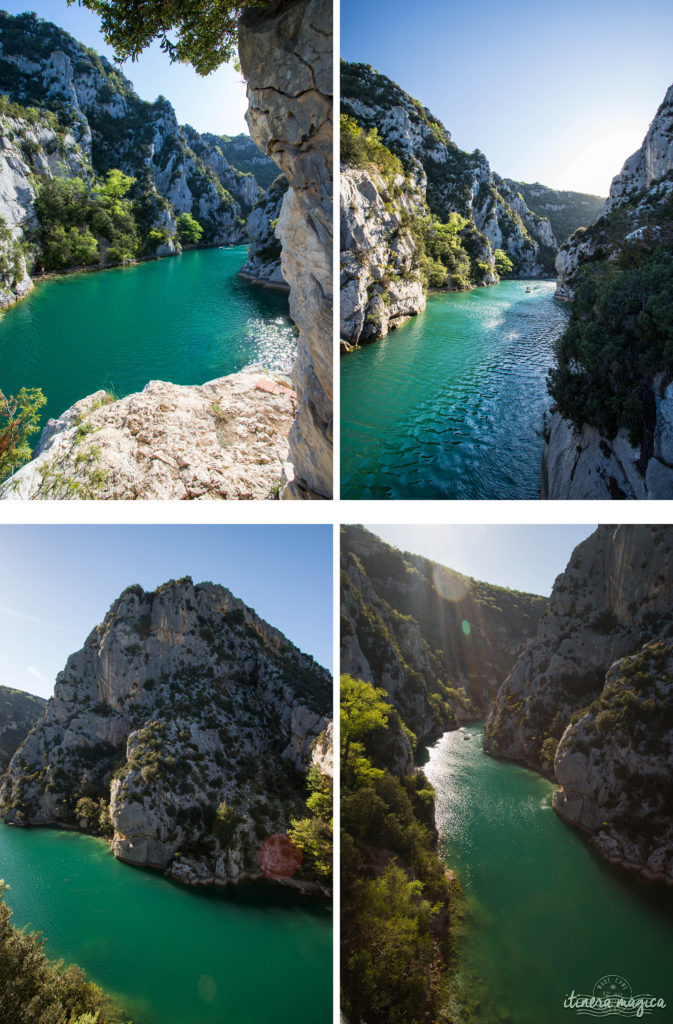 Itinéraires dans les gorges du Verdon : les basses gorges à Quinson