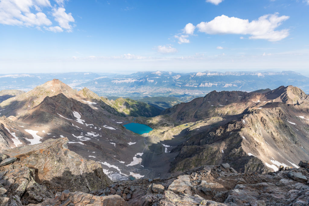 lacs de belledonne en été randonnée