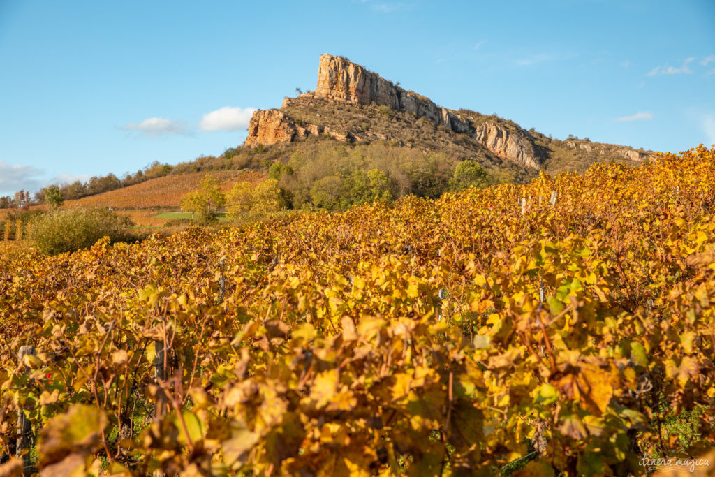 Découvrez la Bourgogne en automne : la roche de Solutré, Fontenay, Vézelay, Bussy-Rabutin, Châteauneuf en Auxois. Bonnes adresses en Bourgogne