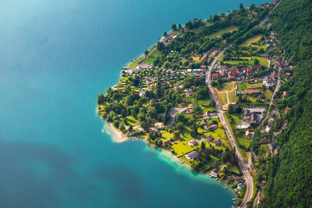 parapente au col de la forclaz lac d'annecy