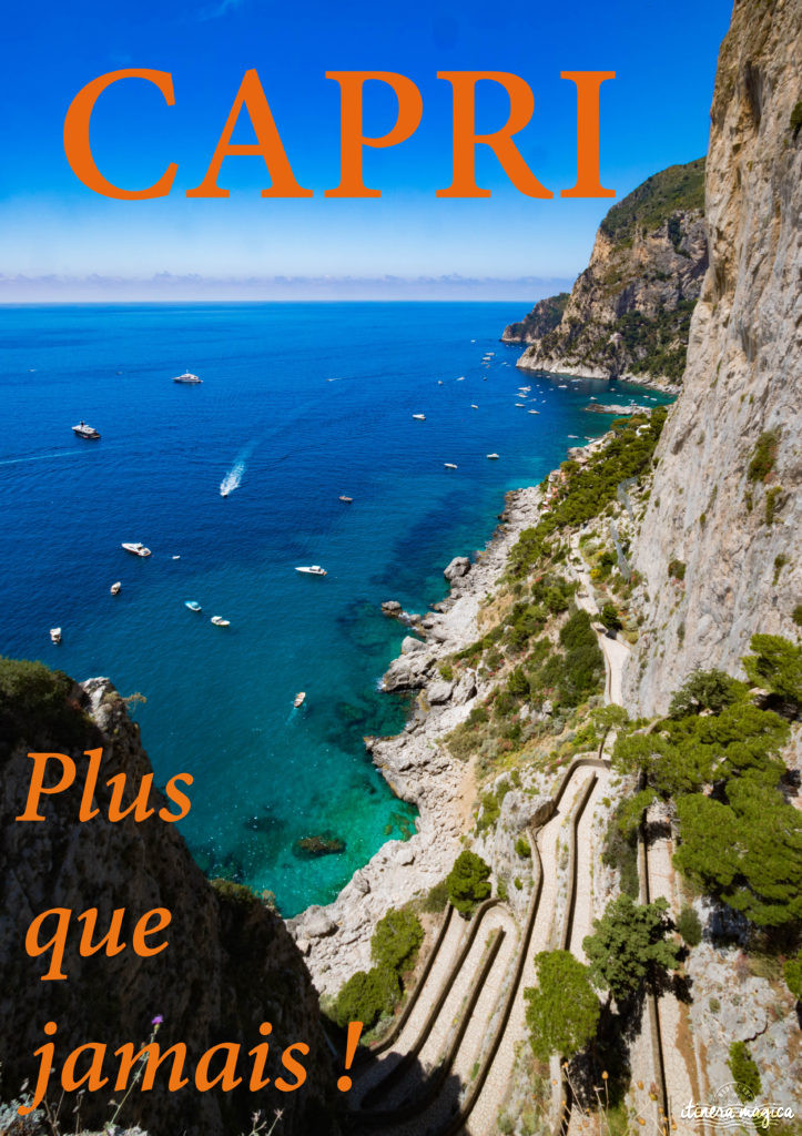 Capri est la perle du golfe de Naples. Tout voyage en Italie du Sud doit passer par cette île de rêve, entre Méditerranée et jardins. Capri, la dolce vita !