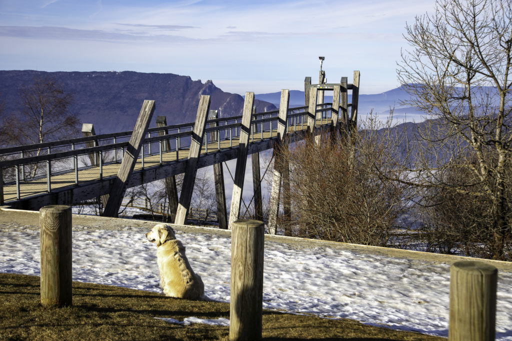 belvédère du grand revard dans les montagnes de chambéry