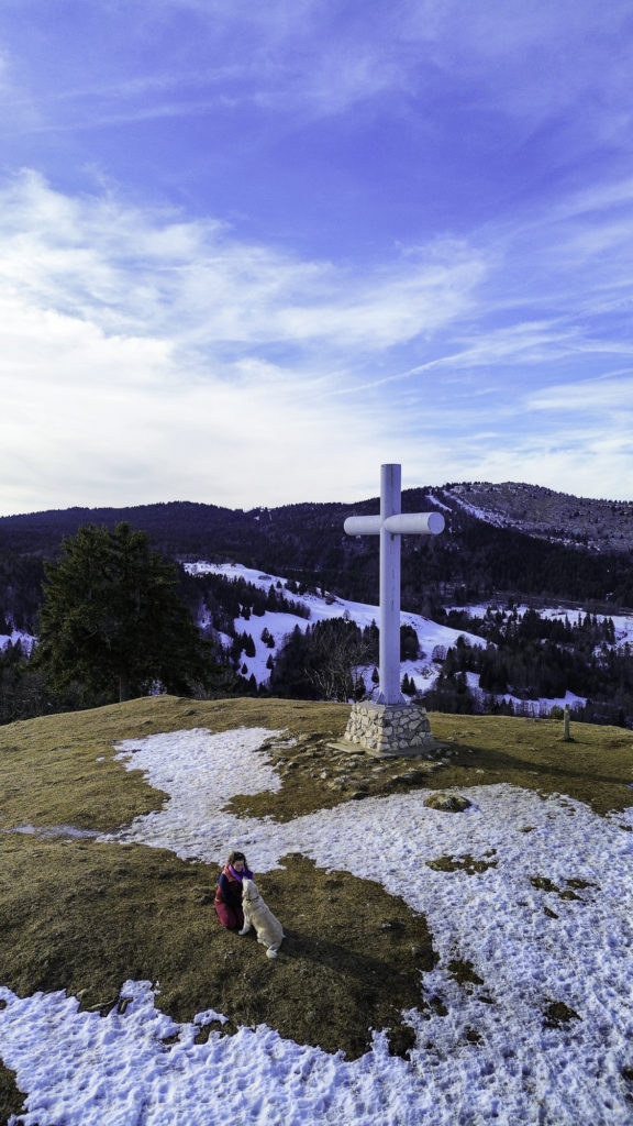 randonner avec mon chien à savoie grand revard dans les montagnes de chambéry