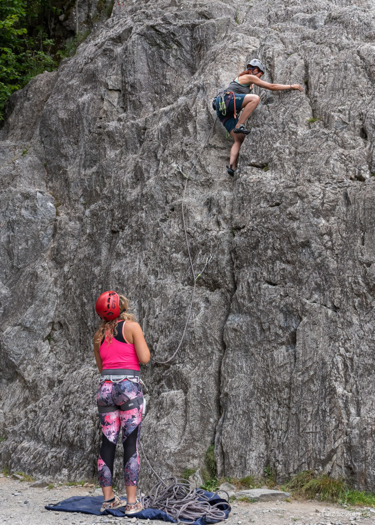 escalade chamonix