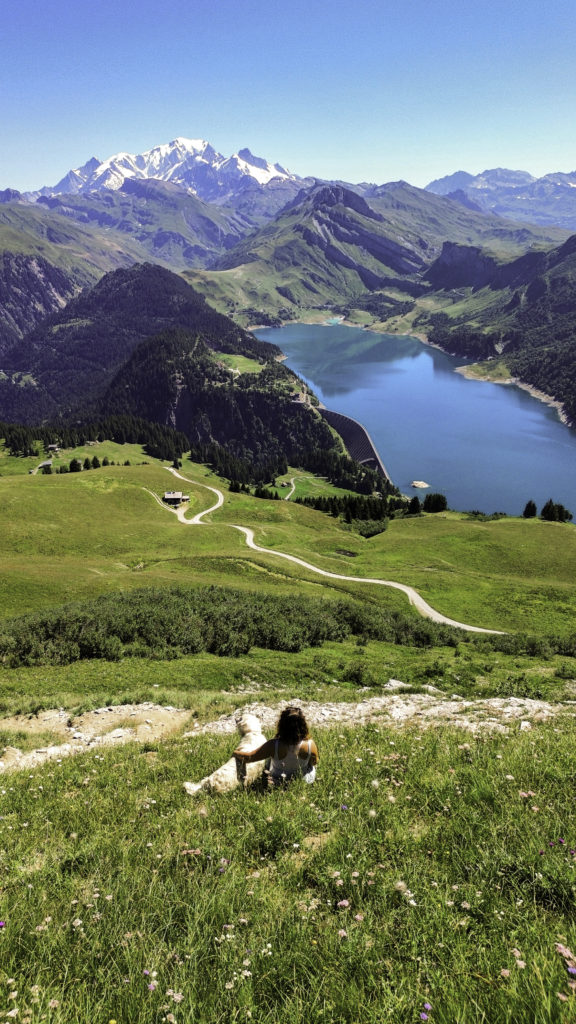 roche parstire beaufortain avec mon chien