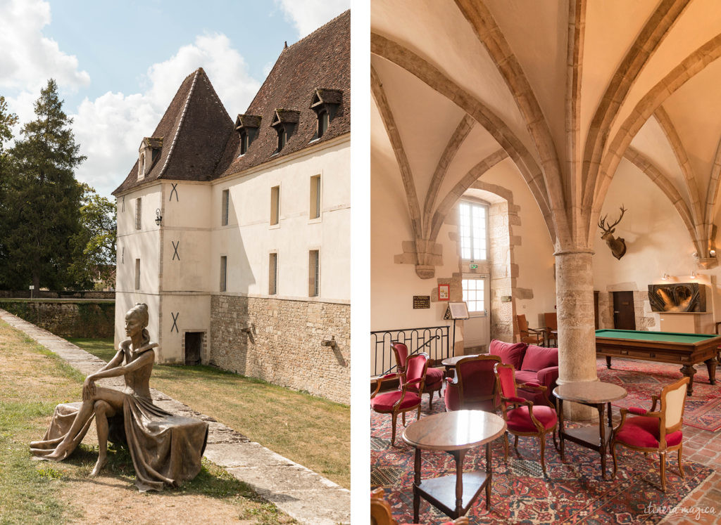 Le château de Gilly, sur la route des grands crus entre Dijon et Beaune