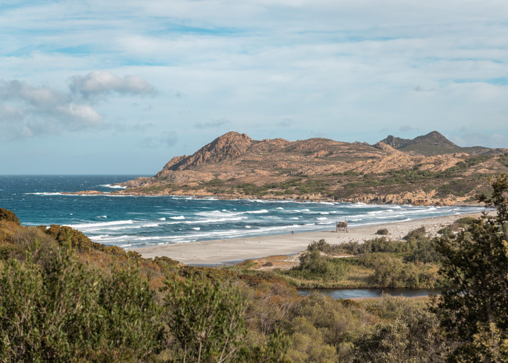 la corse hors saison : plages de corse en automne