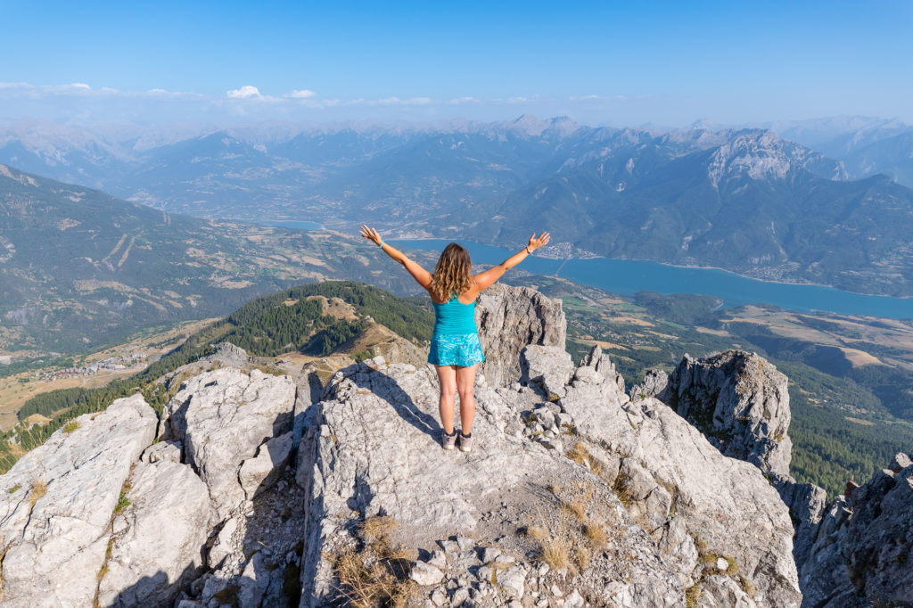 Randonnées à Réallon au dessus du lac de Serre Ponçon