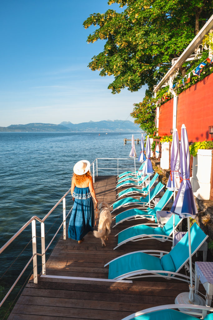 Bonnes adresses dog friendly pour voyager à Evian avec mon chien