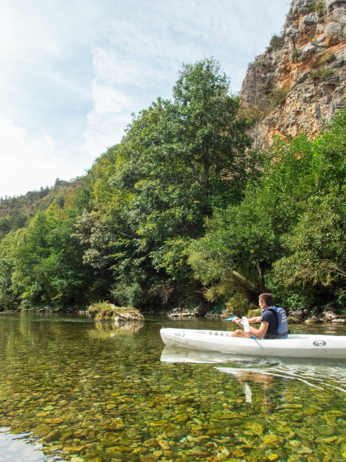 Kayak au coeur des gorges du Tarn