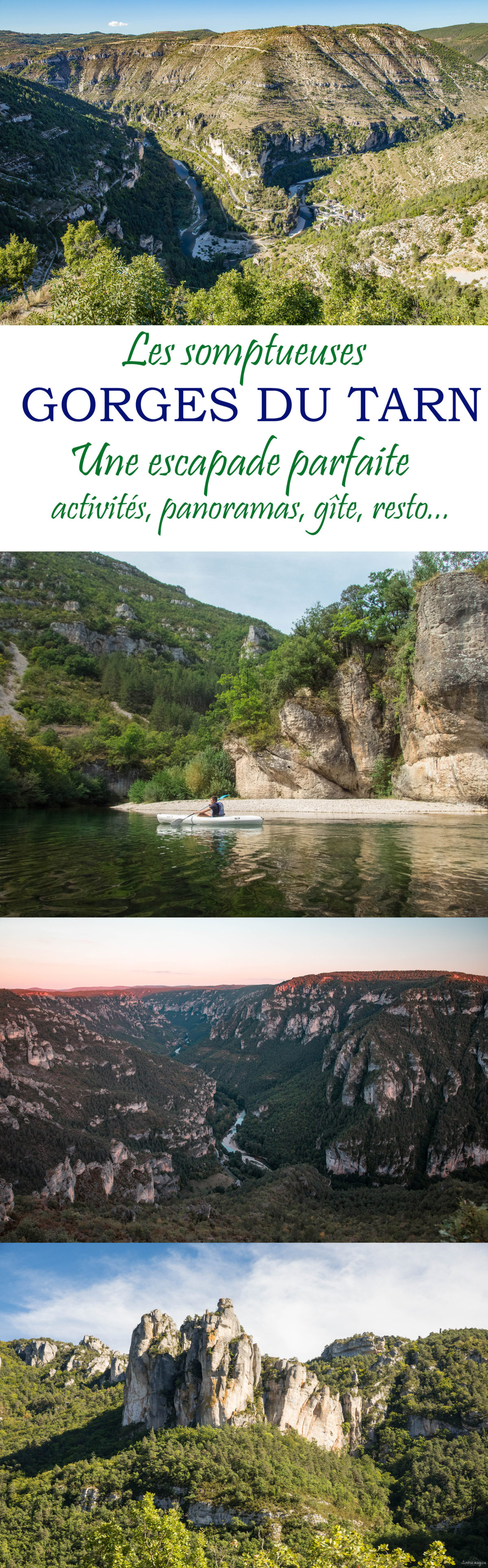 Découvrez les somptueuses Gorges du Tarn et toutes leurs activités incontournables.