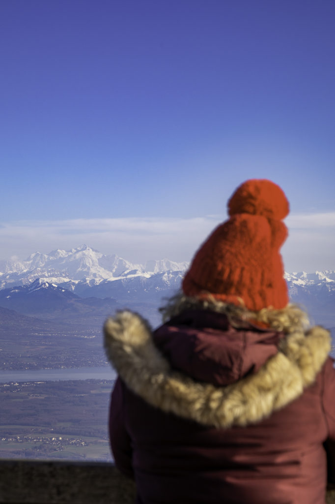 vue mont blanc pays de gex