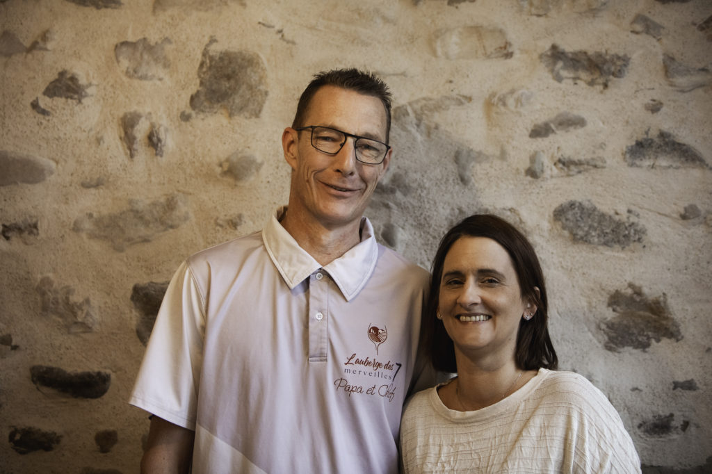 Frédéric Hervé et Aurélie Stern auberge 7 merveilles