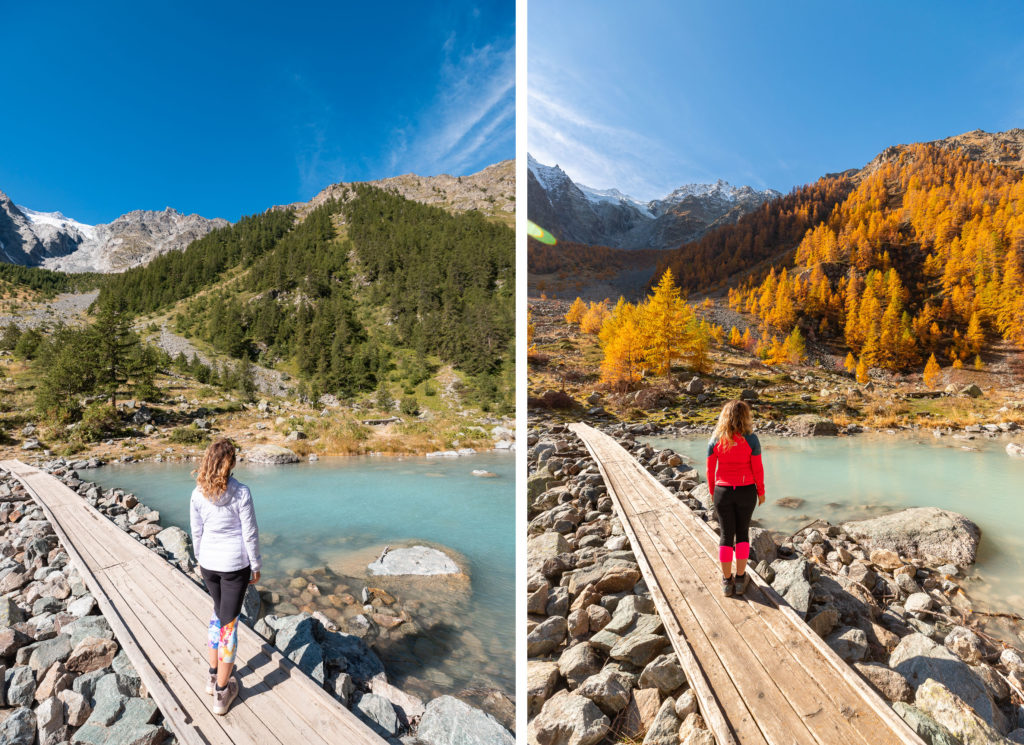 Une randonnée dans le parc national des Ecrins : le lac glaciaire d'Arsine, le réou d'Arsine et le lac de la Douche.