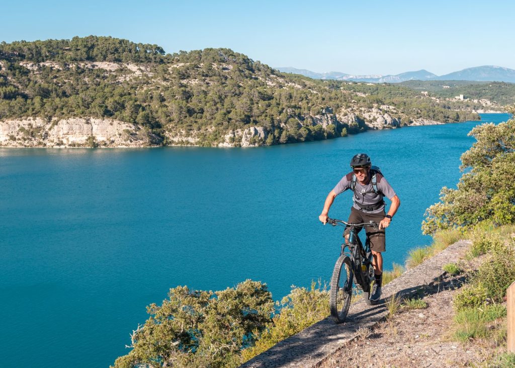 vélo en provence gréoux esparron vtt verdon